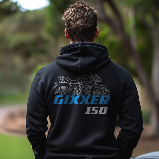 Suzuki Gixxer 150 Inspired Hoodie - Motorcycle Sweatshirt for Riders