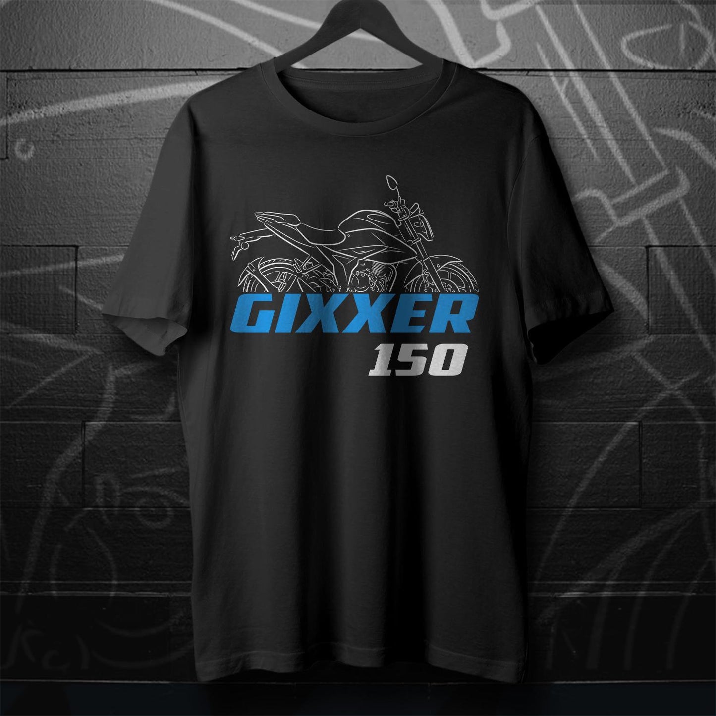 Suzuki Gixxer 150 Inspired T-Shirt - Motorcycle Tee Shirt for Riders