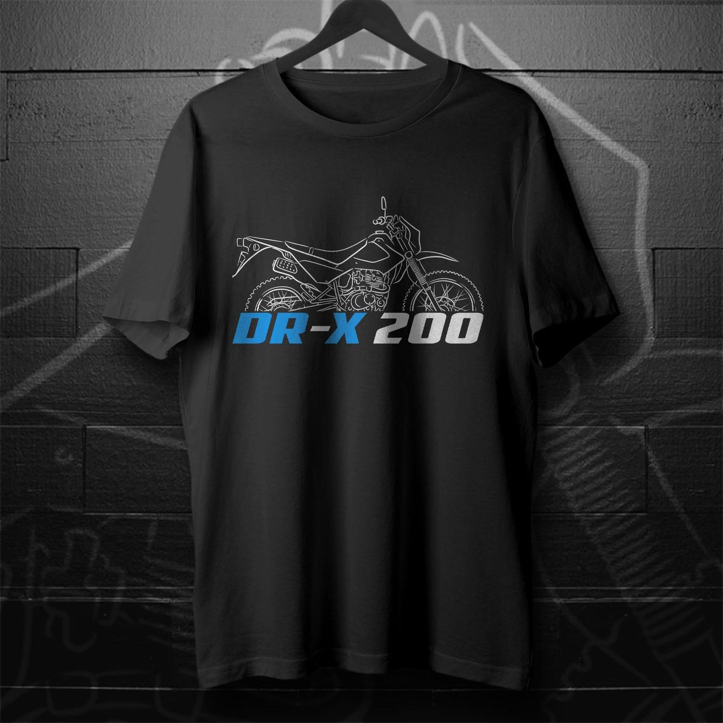 Suzuki DR-X 200 Inspired T-Shirt - Motorcycle Tee Shirt for Riders