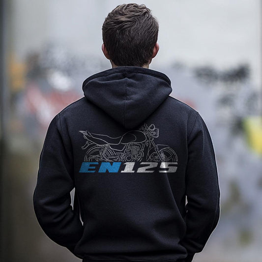 Suzuki Thunder 125 ( EN125 ) Inspired Hoodie - Motorcycle Sweatshirt for Riders