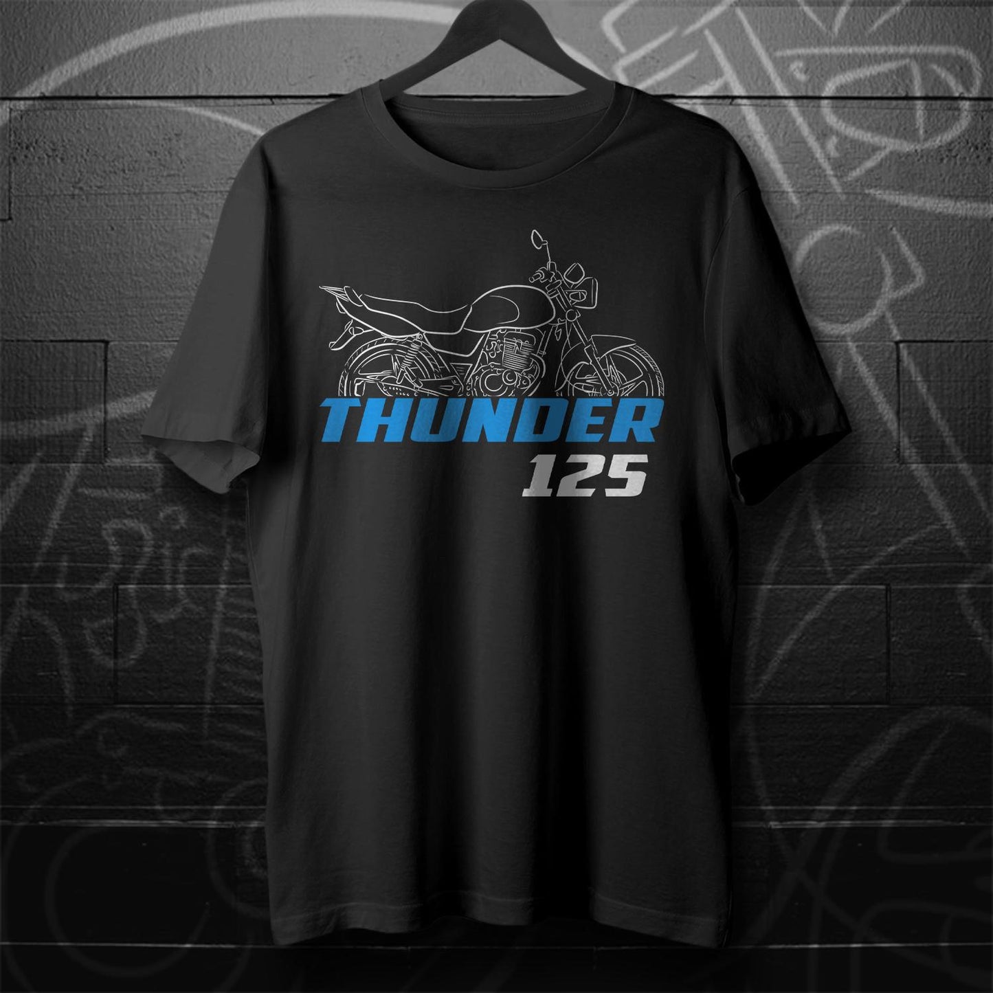 Suzuki Thunder 125 ( EN125 ) Inspired T-Shirt - Motorcycle Tee Shirt for Riders