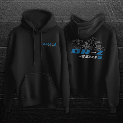 Suzuki DR-Z400 E | S & SM Inspired Hoodie - Motorcycle Sweatshirt for Riders