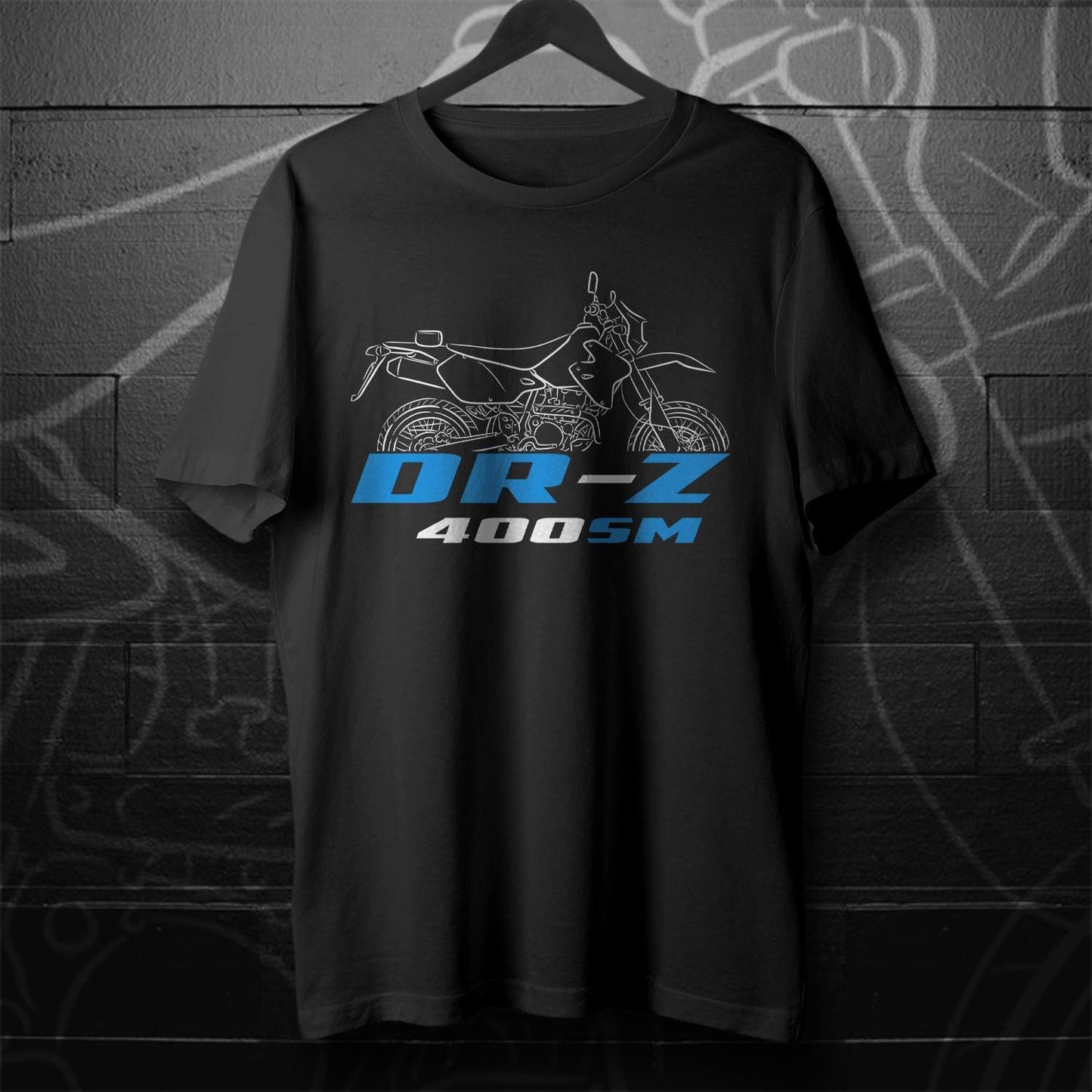 Suzuki DR-Z400 E | S & SM Inspired T-Shirt - Motorcycle Tee Shirt for Riders