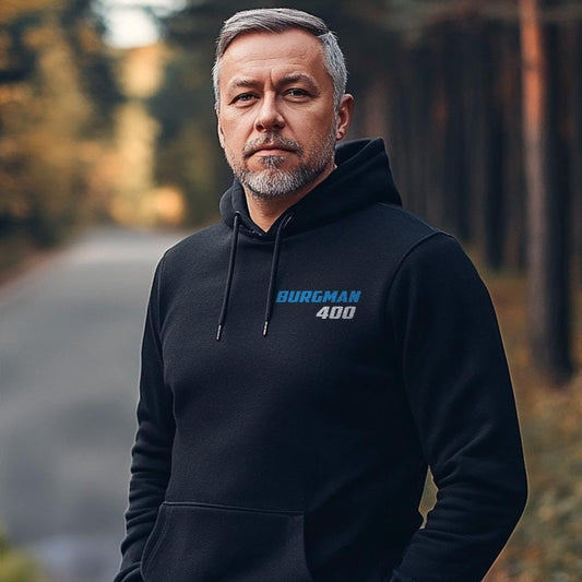 Suzuki AN400 Burgman ( Skywave 400 ) Inspired Hoodie - Motorcycle Sweatshirt for Riders