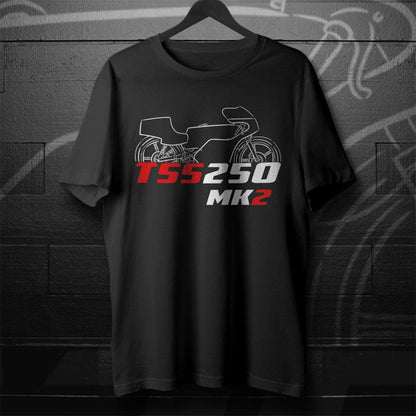 Bultaco TSS Mk2 250 1978 Inspired T-Shirt - Motorcycle Tee Shirt for Riders