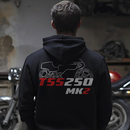 Bultaco TSS Mk2 250 1978 Inspired Hoodie - Motorcycle Sweatshirt for Riders