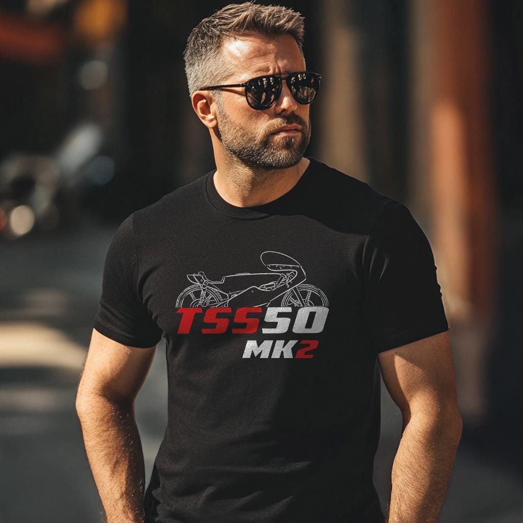 Bultaco TSS Mk2 50 1976 - 1980 Inspired T-Shirt - Motorcycle Tee Shirt for Riders