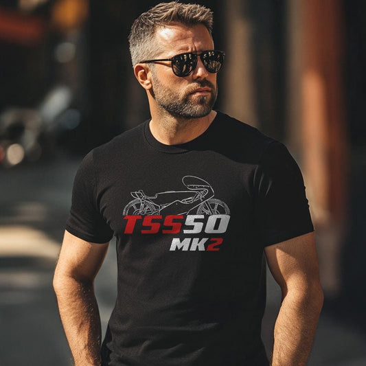Bultaco TSS Mk2 50 1976 - 1980 Inspired T-Shirt - Motorcycle Tee Shirt for Riders