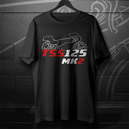 Bultaco TSS Mk2 125 1977 Inspired T-Shirt - Motorcycle Tee Shirt for Riders