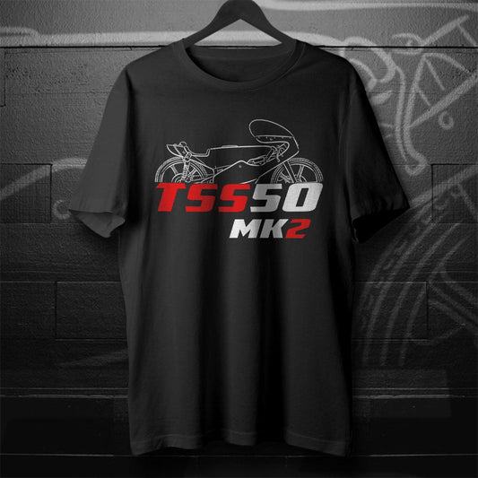 Bultaco TSS Mk2 50 1976 - 1980 Inspired T-Shirt - Motorcycle Tee Shirt for Riders