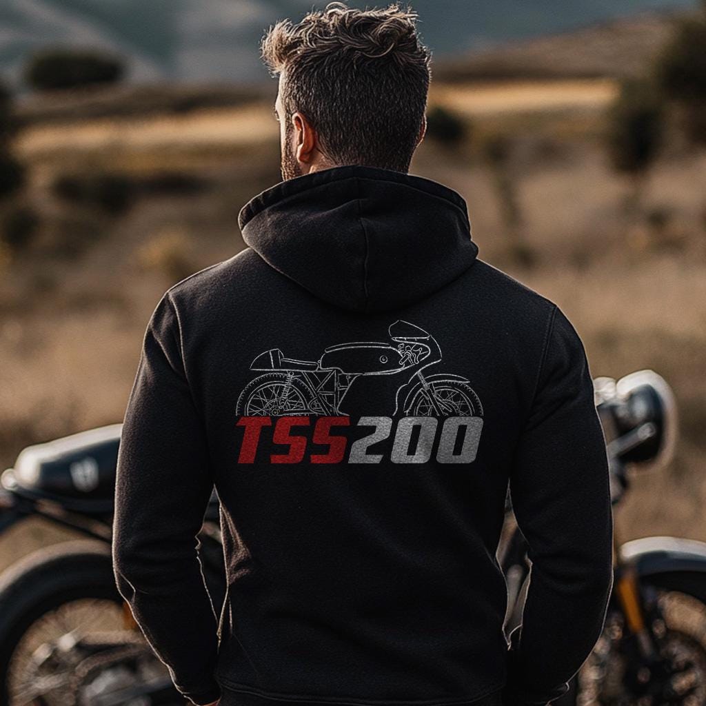 Bultaco TSS 200 1963 Inspired Hoodie - Motorcycle Sweatshirt for Riders