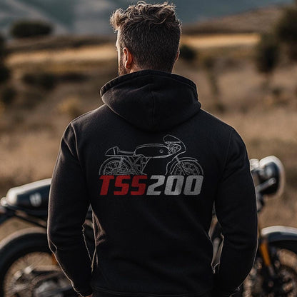 Bultaco TSS 200 1963 Inspired Hoodie - Motorcycle Sweatshirt for Riders