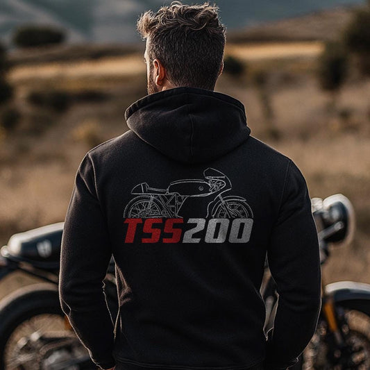 Bultaco TSS 200 1963 Inspired Hoodie - Motorcycle Sweatshirt for Riders