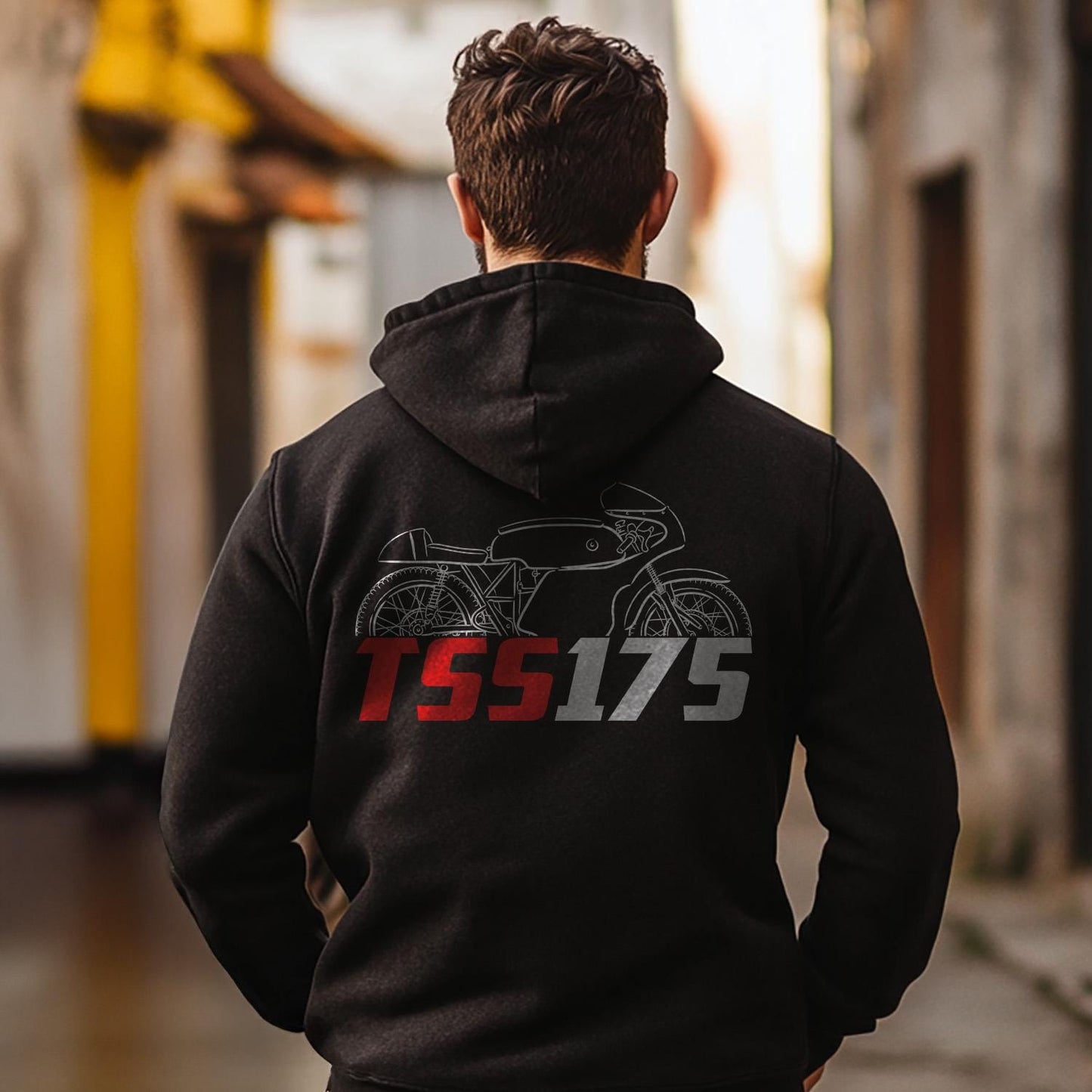 Bultaco TSS 175 1963 Inspired Hoodie - Motorcycle Sweatshirt for Riders