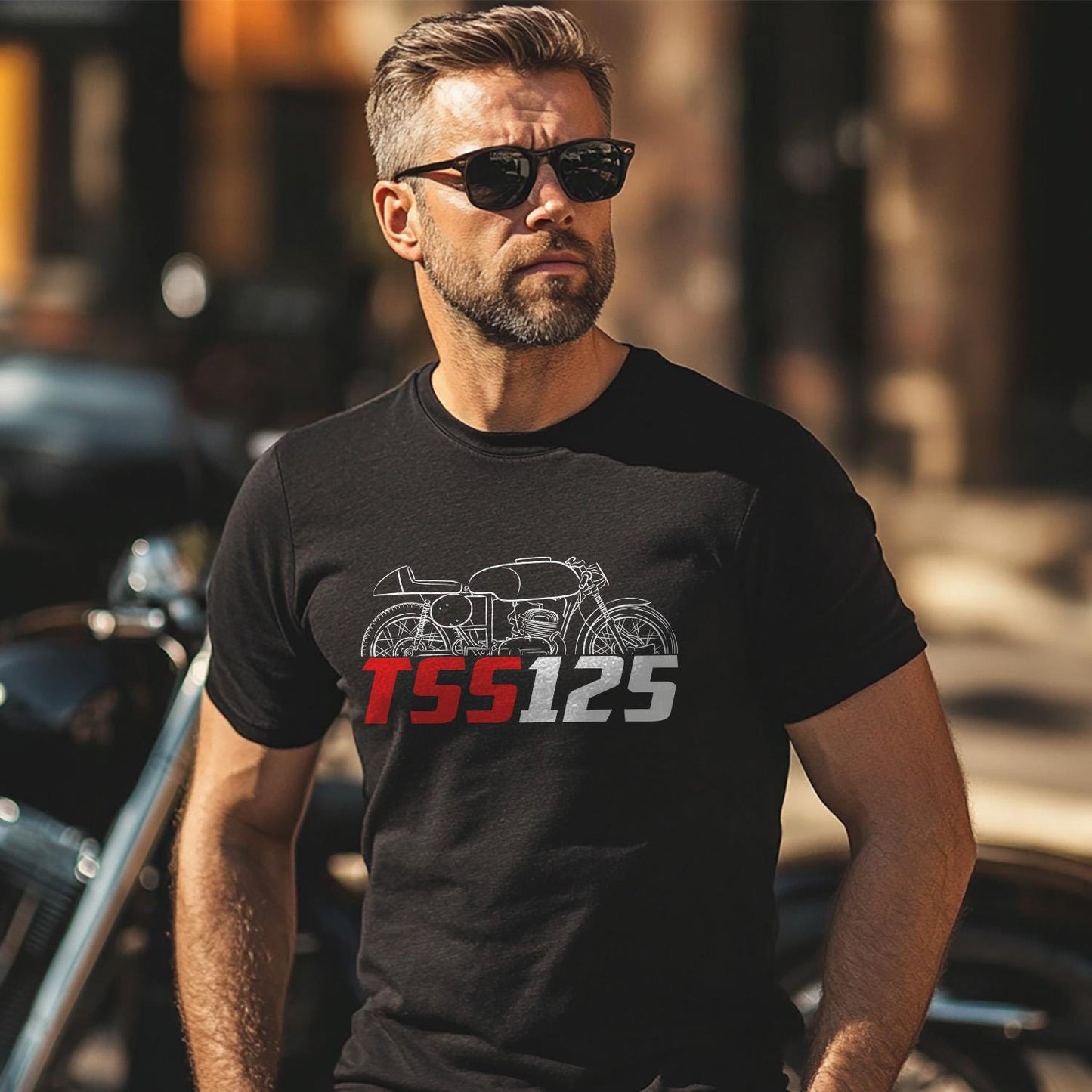 Bultaco TSS 125 Inspired T-Shirt - Motorcycle Tee Shirt for Riders