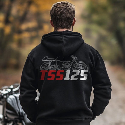 Bultaco TSS 125 Inspired Hoodie - Motorcycle Sweatshirt for Riders