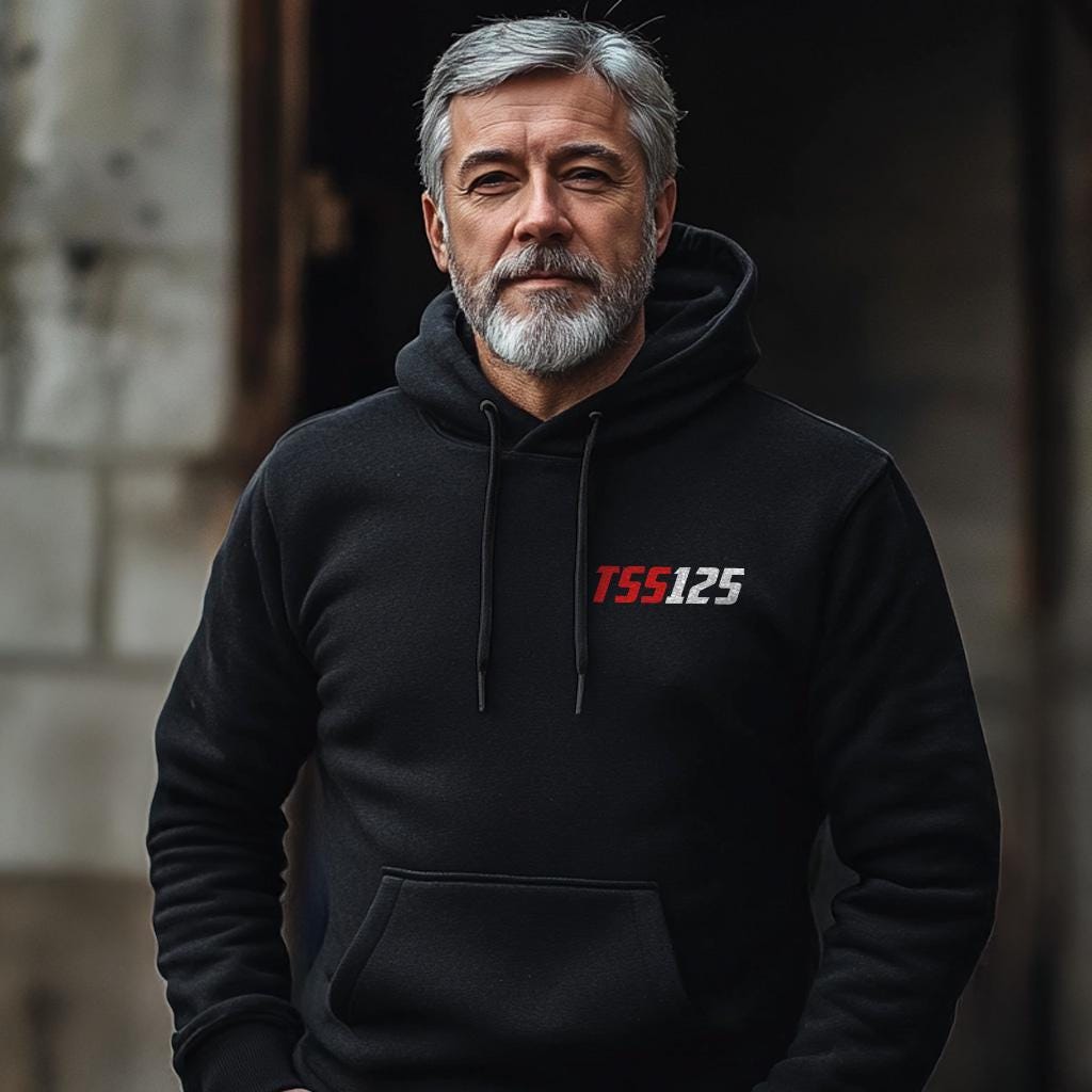 Bultaco TSS 125 Inspired Hoodie - Motorcycle Sweatshirt for Riders