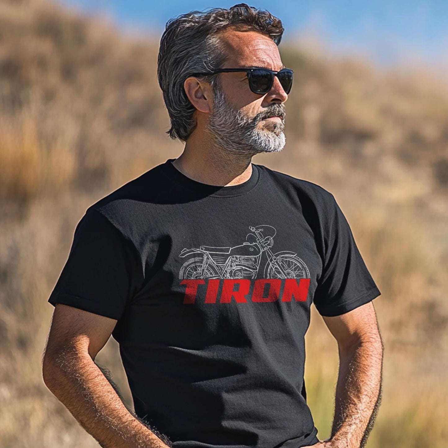 Bultaco Tiron 100 1971 - 1974 Inspired T-Shirt - Motorcycle Tee Shirt for Riders