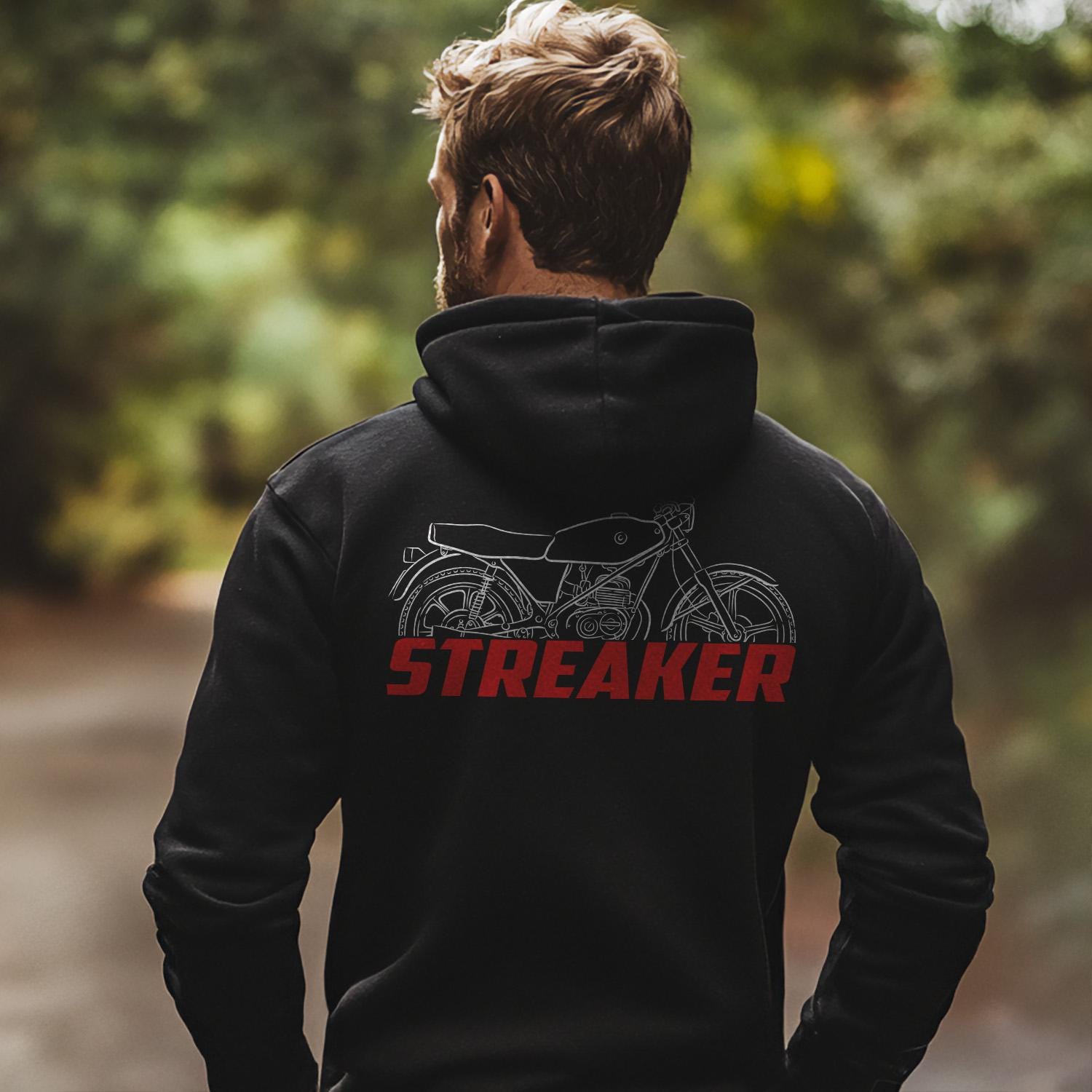 Bultaco Streaker 125 Inspired Hoodie - Motorcycle Sweatshirt for Riders