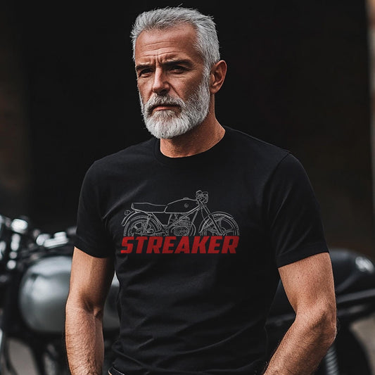 Bultaco Streaker 74 1977 - 1979 Inspired T-Shirt - Motorcycle Tee Shirt for Riders