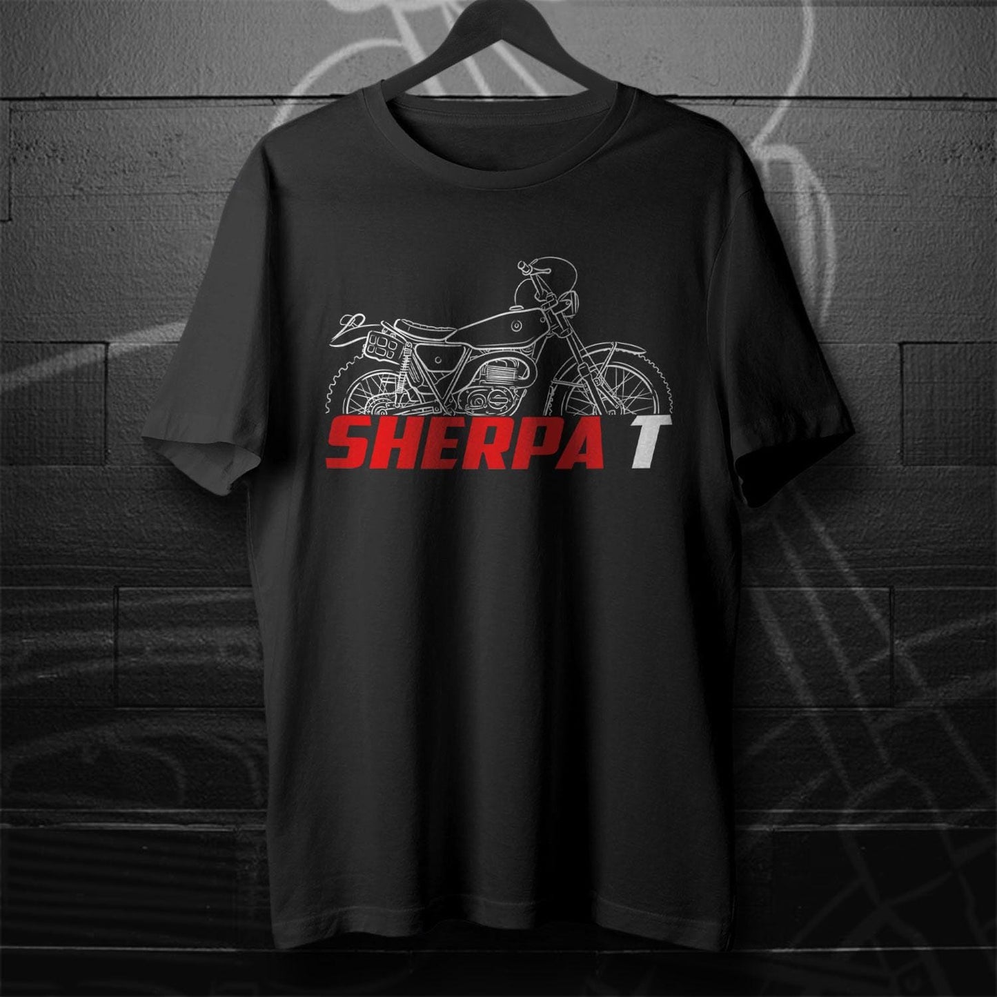 Bultaco Sherpa T 250 Inspired T-Shirt - Motorcycle Tee Shirt for Riders