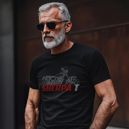 Bultaco Sherpa T 125 1976 - 1980 Inspired T-Shirt - Motorcycle Tee Shirt for Riders