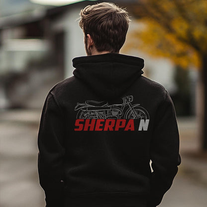 Bultaco Sherpa N 155 1960 - 1963 Inspired Hoodie - Motorcycle Sweatshirt for Riders