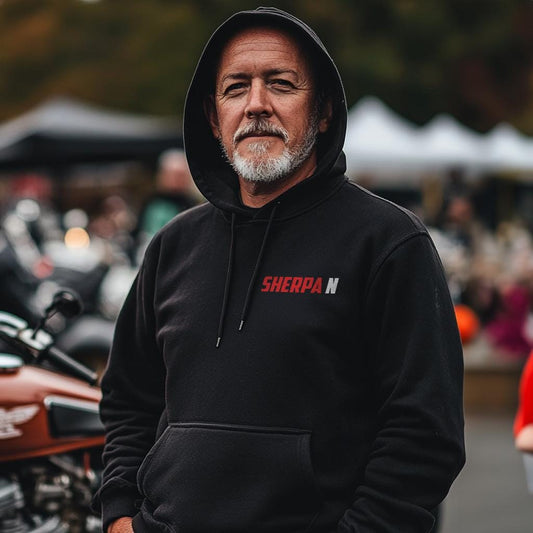 Bultaco Sherpa N 200 1963 - 1965 Inspired Hoodie - Motorcycle Sweatshirt for Riders