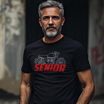 Bultaco Senior 200 1966 - 1971 Inspired T-Shirt - Motorcycle Tee Shirt for Riders