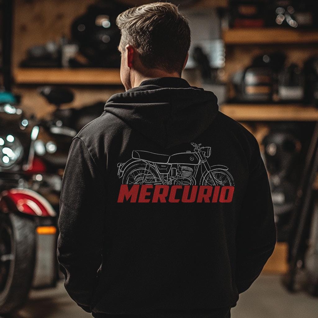 Bultaco Mercurio 155 GT 1974 - 1976 Inspired Hoodie - Motorcycle Sweatshirt for Riders
