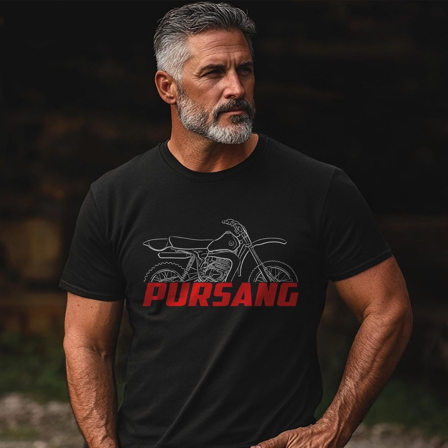 Bultaco Pursang Mk15 250 Inspired T-Shirt - Motorcycle Tee Shirt for Riders