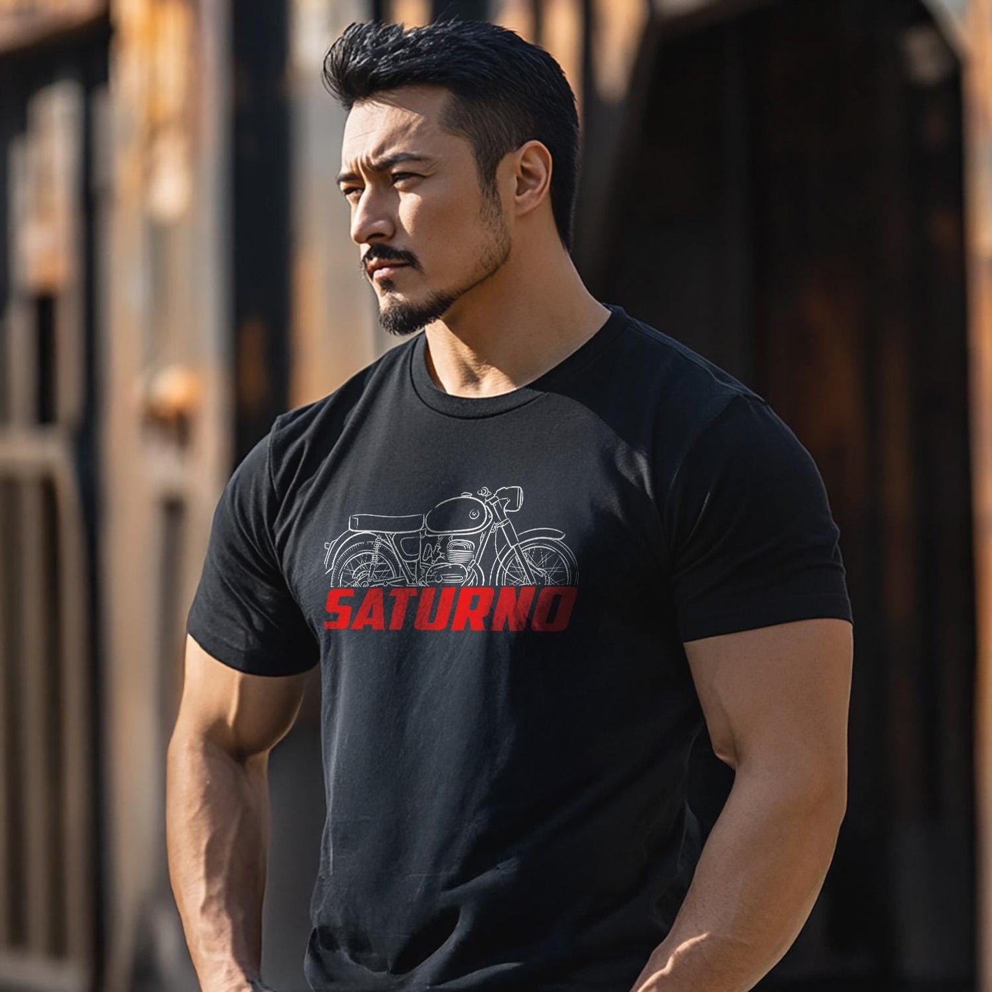 Bultaco Saturno 200 1964 - 1966 Inspired T-Shirt - Motorcycle Tee Shirt for Riders