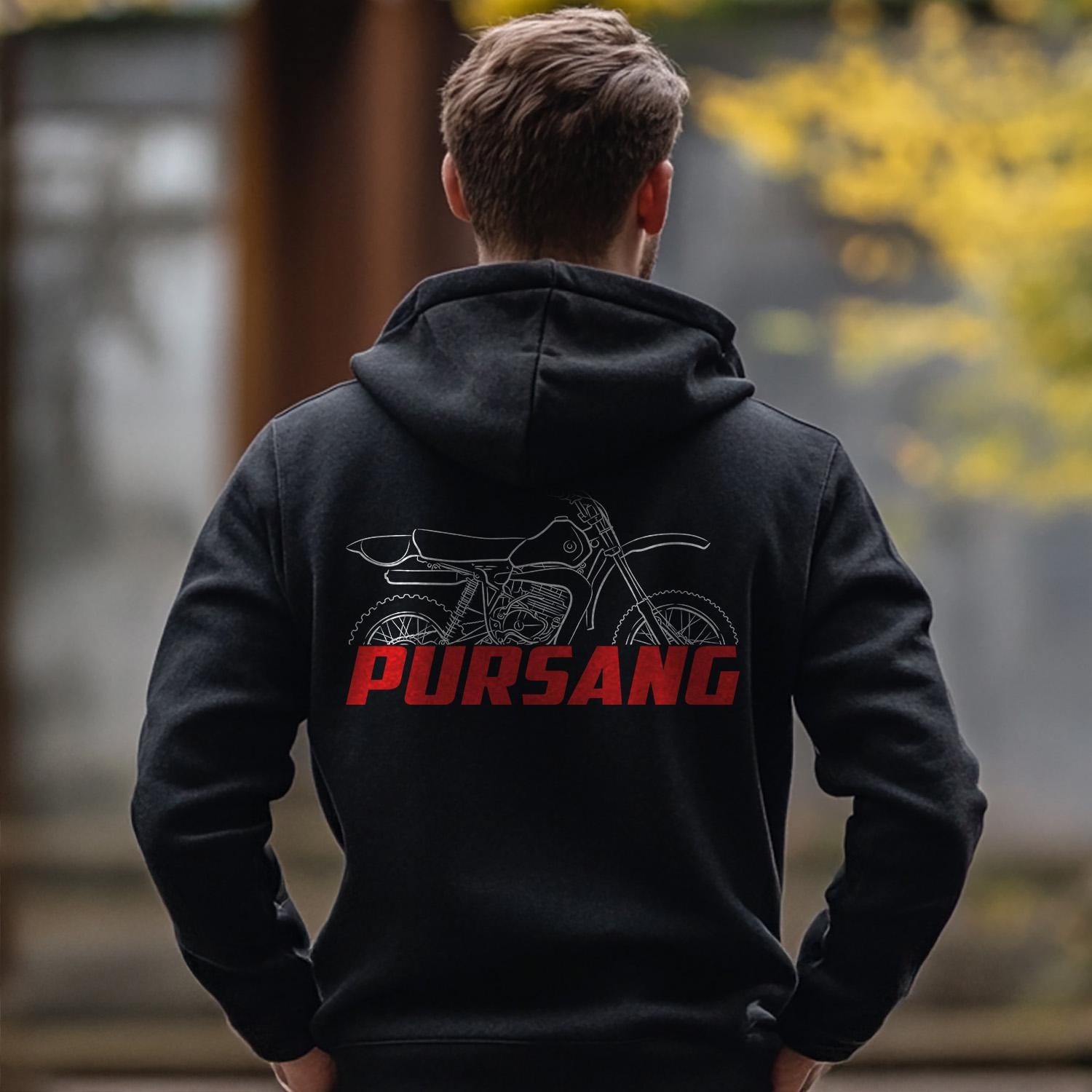 Bultaco Pursang Mk15 250 & 420 Inspired Hoodie - Motorcycle Sweatshirt for Riders