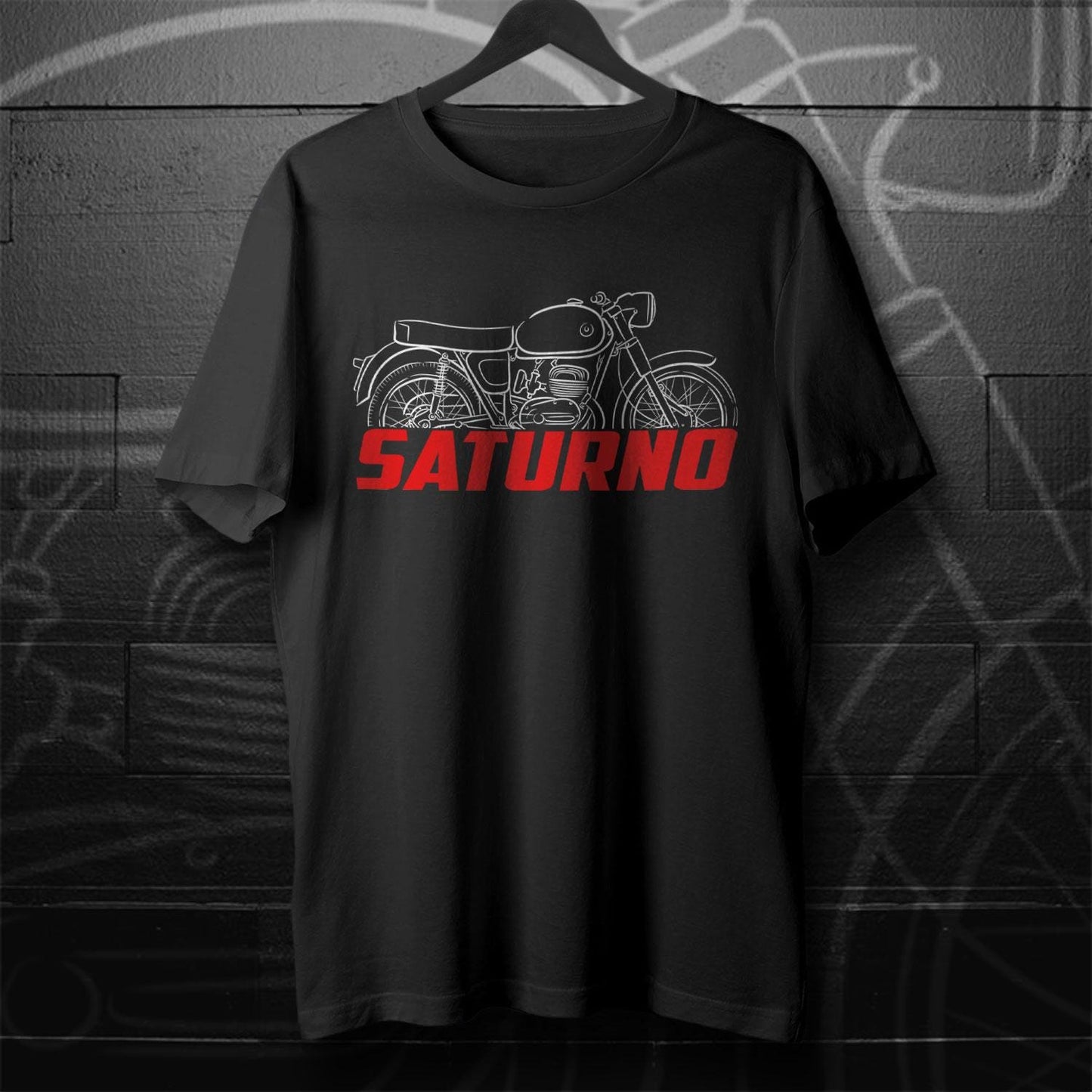 Bultaco Saturno 200 1964 - 1966 Inspired T-Shirt - Motorcycle Tee Shirt for Riders