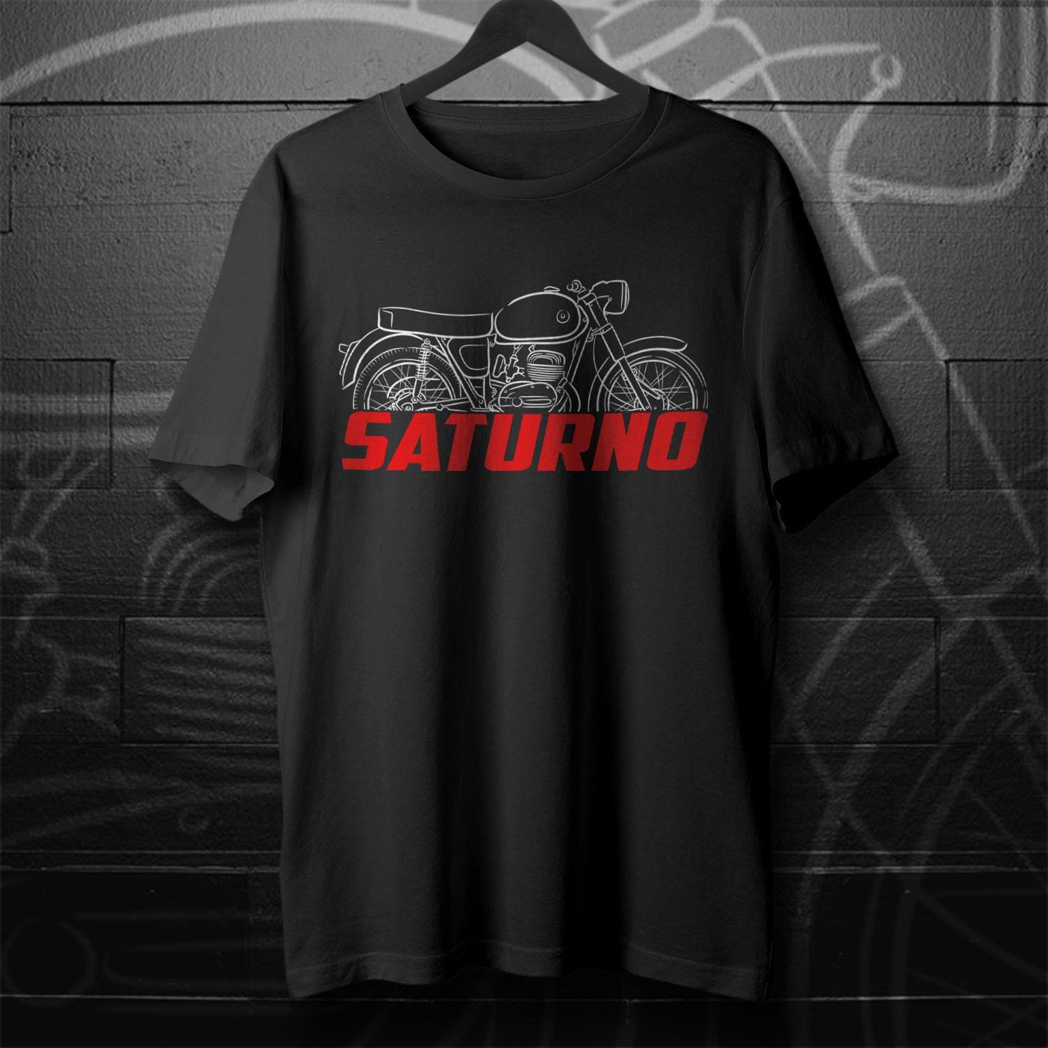 Bultaco Saturno 200 1964 - 1966 Inspired T-Shirt - Motorcycle Tee Shirt for Riders