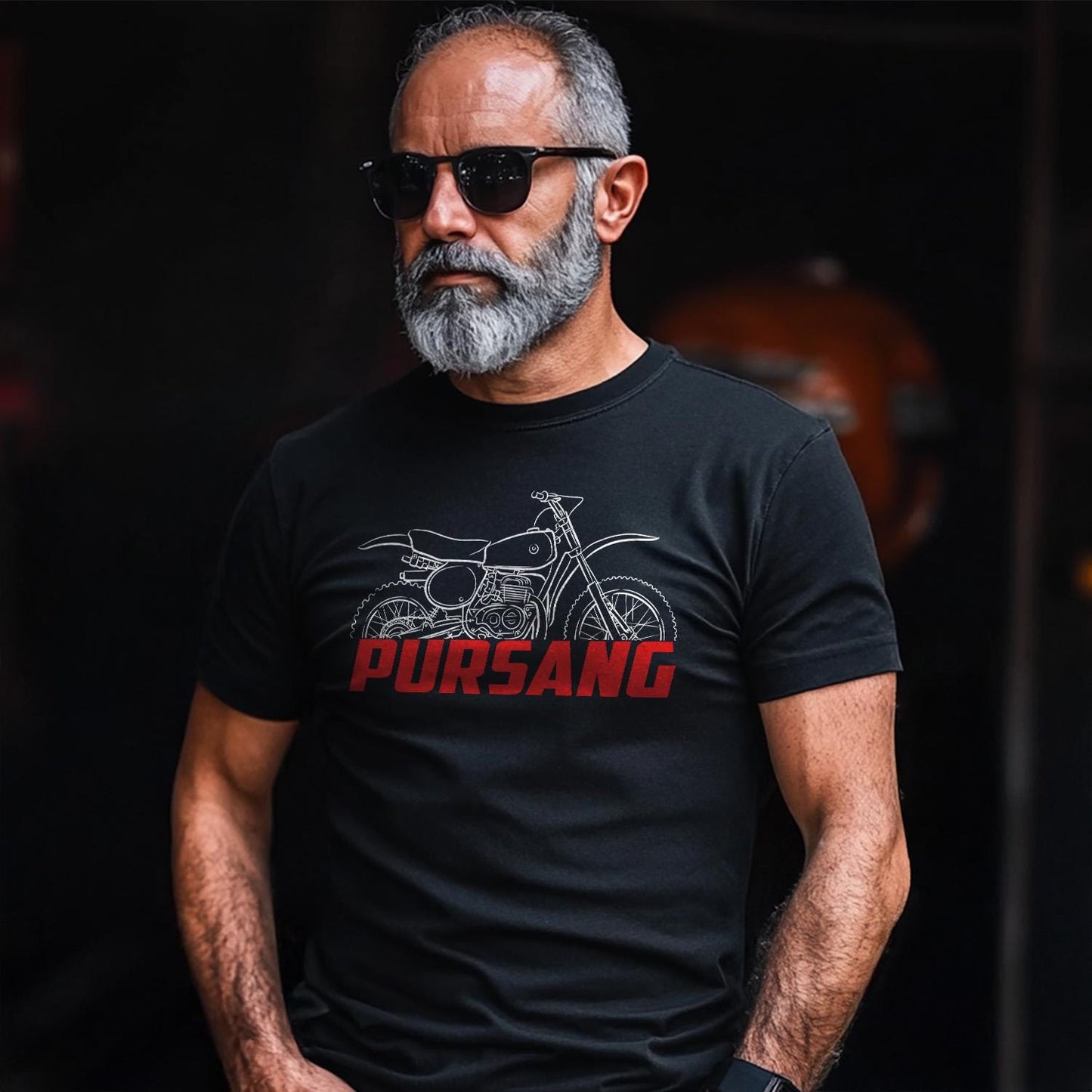 Bultaco Pursang Mk11 1977 - 1979 Inspired T-Shirt - Motorcycle Tee Shirt for Riders