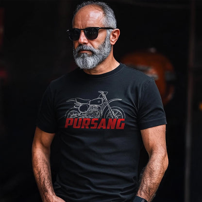 Bultaco Pursang Mk11 1977 - 1979 Inspired T-Shirt - Motorcycle Tee Shirt for Riders