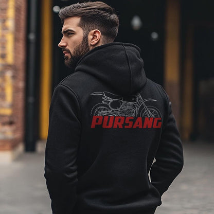 Bultaco Pursang Mk11 1977 - 1979 Inspired Hoodie - Motorcycle Sweatshirt for Riders