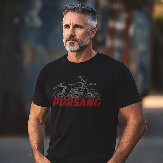 Bultaco Pursang Mk9 1976 Inspired T-Shirt - Motorcycle Tee Shirt for Riders