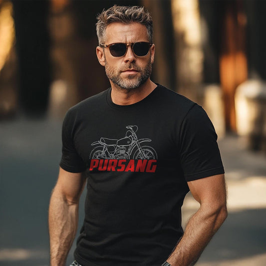 Bultaco Pursang Mk7 1973 - 1974 Inspired T-Shirt - Motorcycle Tee Shirt for Riders