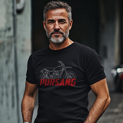 Bultaco Pursang Mk6 1972 - 1973 Inspired T-Shirt - Motorcycle Tee Shirt for Riders