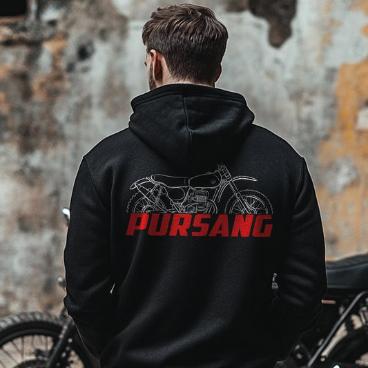 Bultaco Pursang Mk6 1972 - 1973 Inspired Hoodie - Motorcycle Sweatshirt for Riders