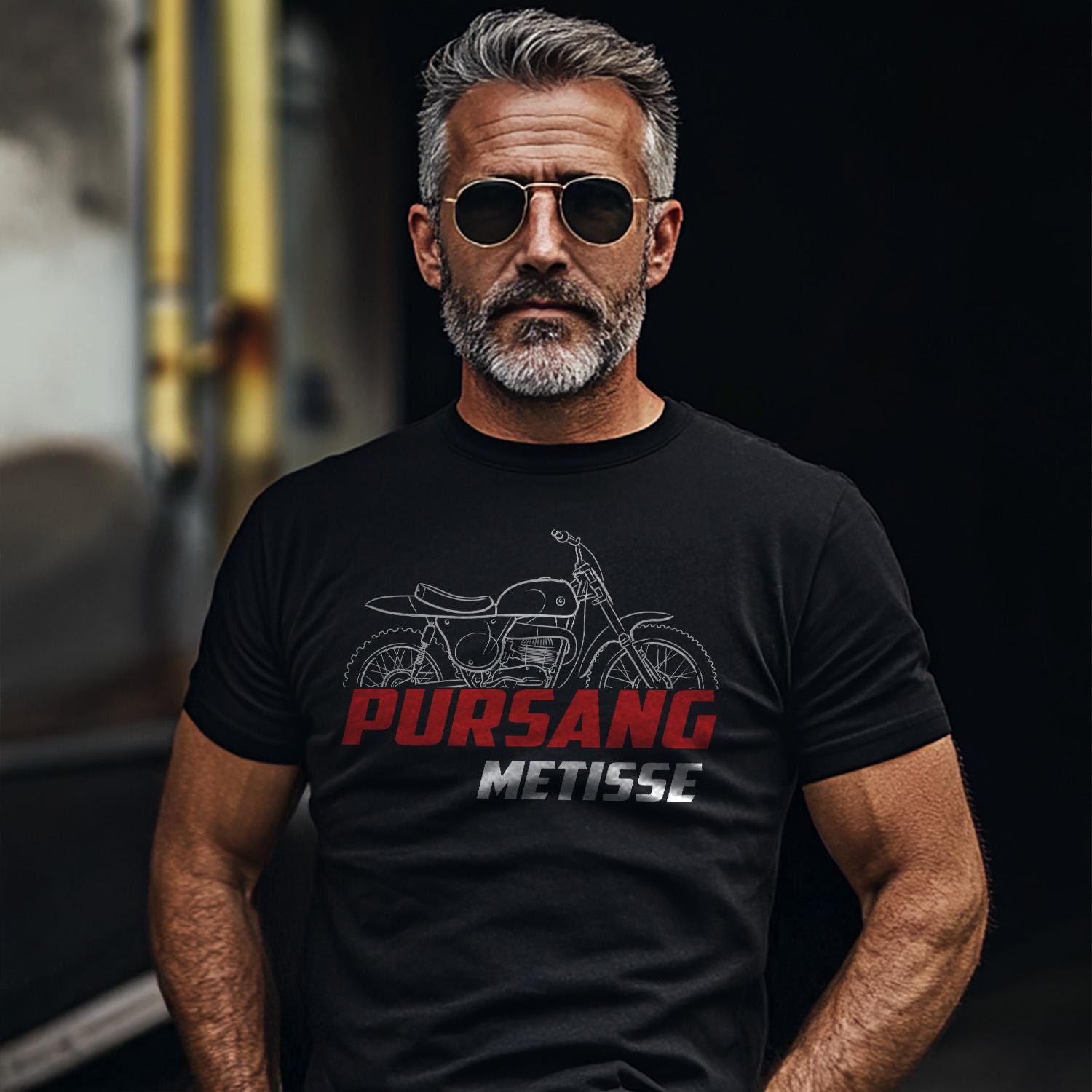 Bultaco Pursang Metisse 250 1964 - 1968 Inspired T-Shirt - Motorcycle Tee Shirt for Riders