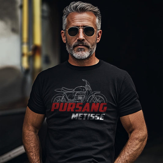 Bultaco Pursang Metisse 250 1964 - 1968 Inspired T-Shirt - Motorcycle Tee Shirt for Riders