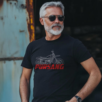 Bultaco Pursang 250 Mk2 | Mk3 & Mk4 Inspired T-Shirt - Motorcycle Tee Shirt for Riders
