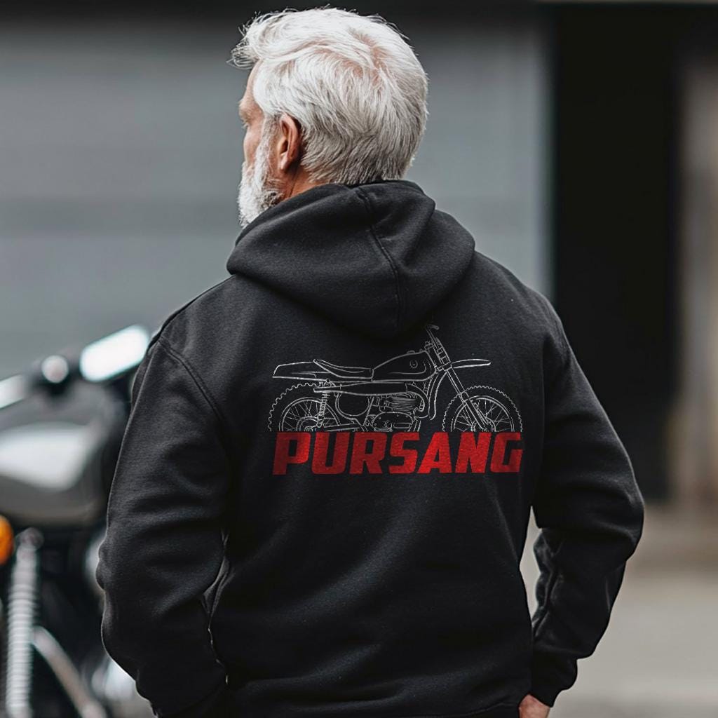 Bultaco Pursang 250 Mk2 | Mk3 & Mk4 Inspired Hoodie - Motorcycle Sweatshirt for Riders