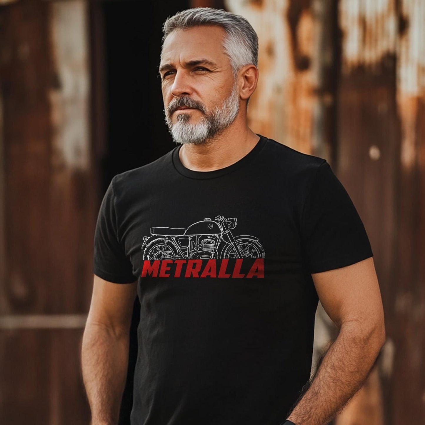 Bultaco Metralla Mk2 1966 - 1974 Inspired T-Shirt - Motorcycle Tee Shirt for Riders