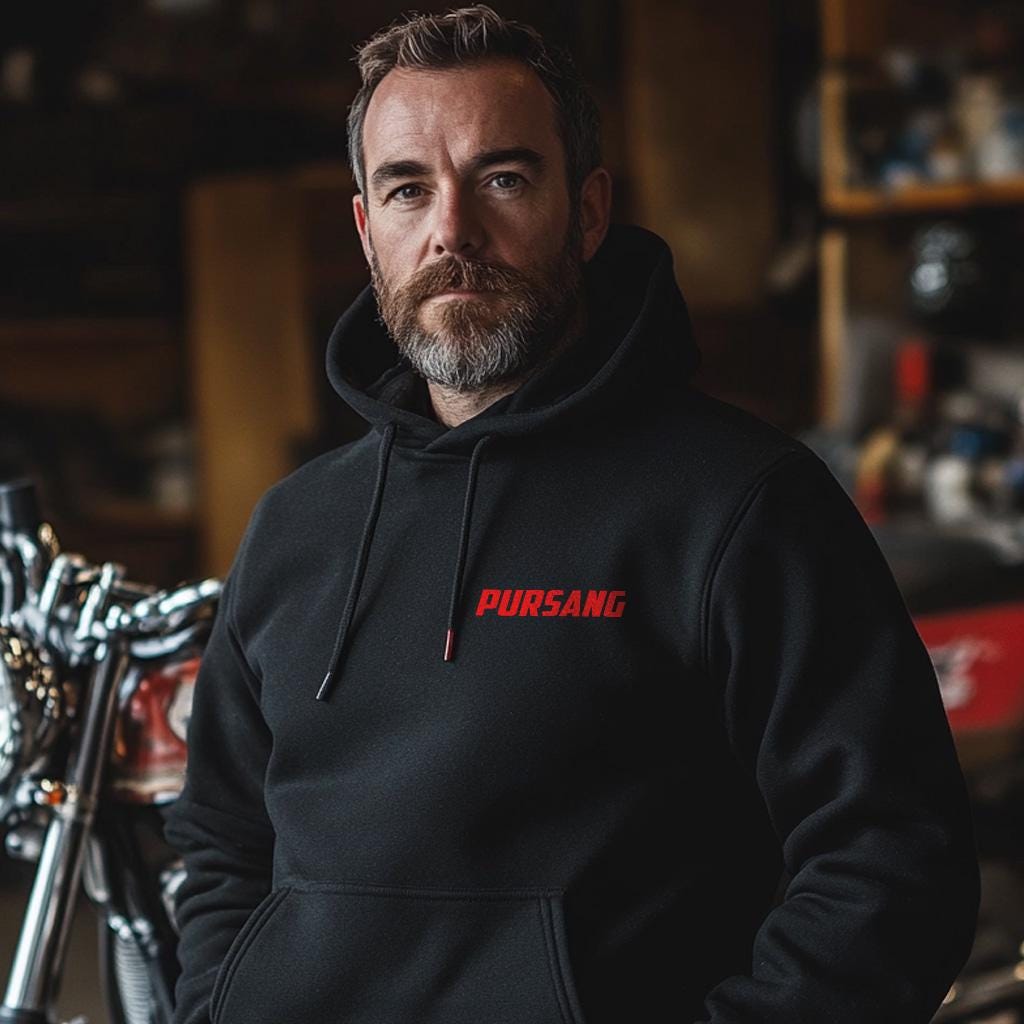 Bultaco Pursang 250 Mk2 | Mk3 & Mk4 Inspired Hoodie - Motorcycle Sweatshirt for Riders