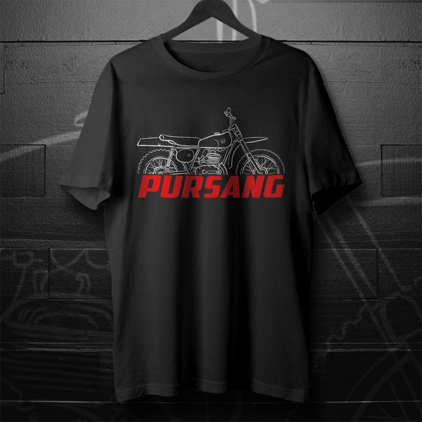 Bultaco Pursang 250 Mk2 | Mk3 & Mk4 Inspired T-Shirt - Motorcycle Tee Shirt for Riders