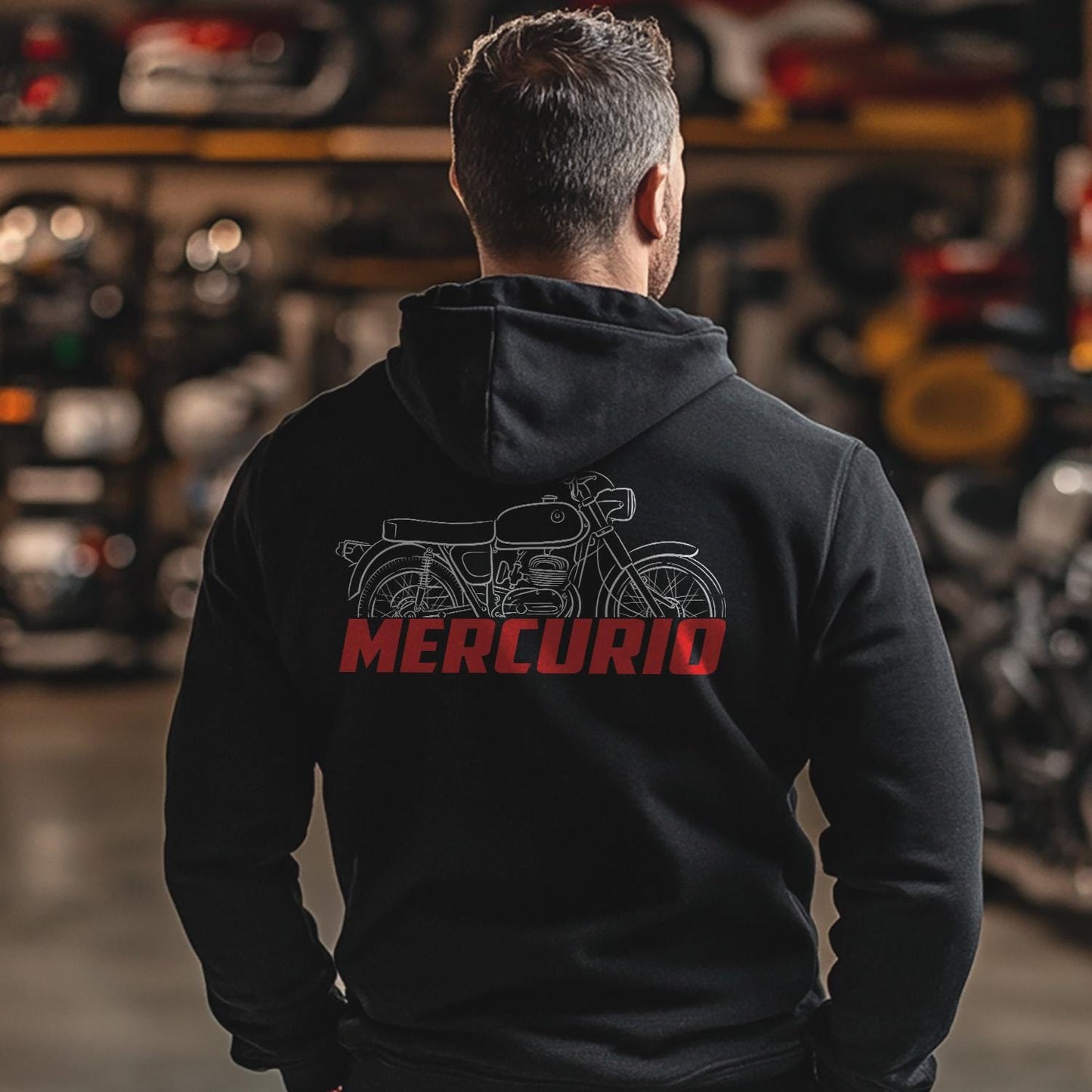 Bultaco Mercurio 175 1966 - 1974 Inspired Hoodie - Motorcycle Sweatshirt for Riders